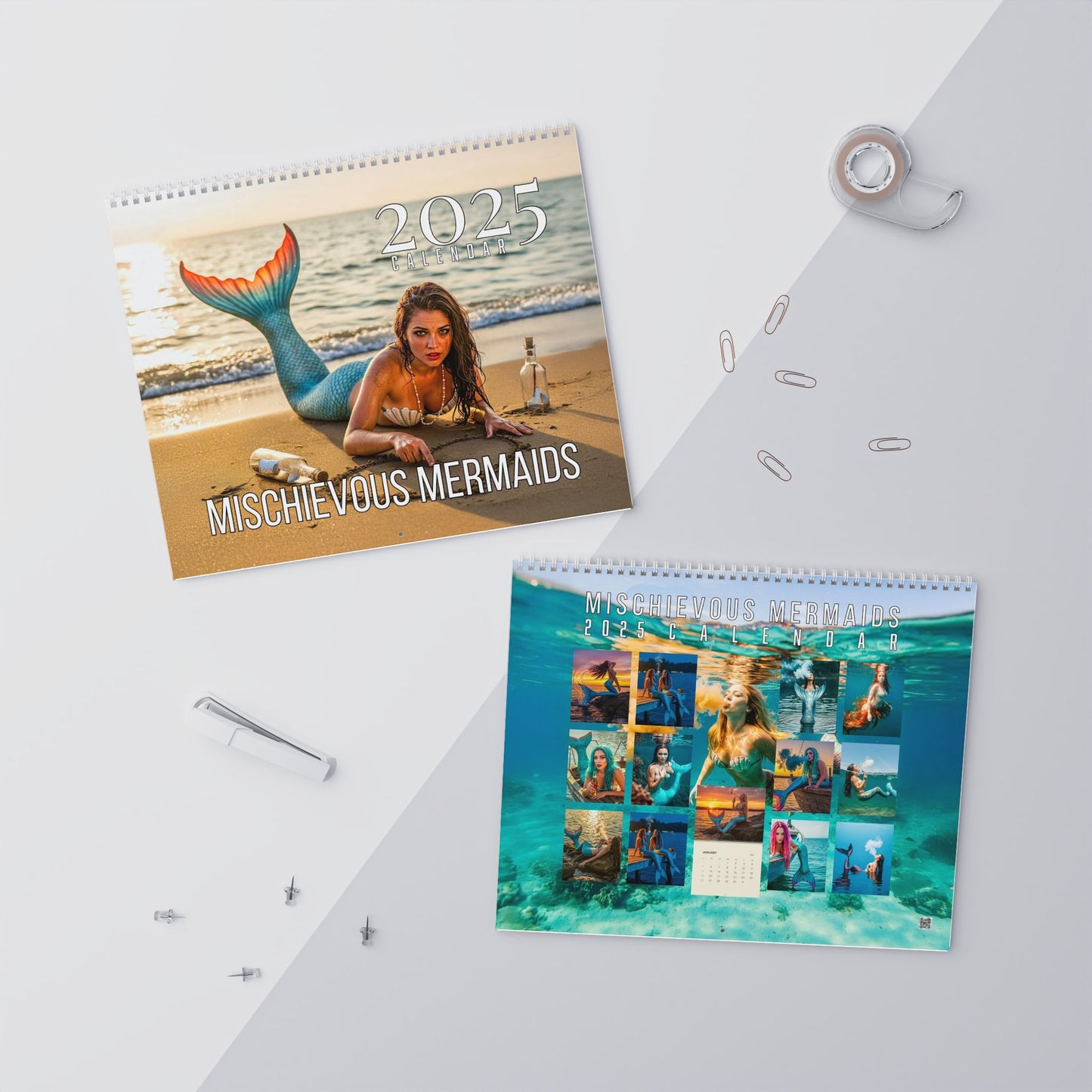 Mischievous Mermaids Calendar 2025